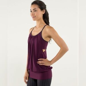 NWT Lululemon No Limits Tank Top Plum Size 6